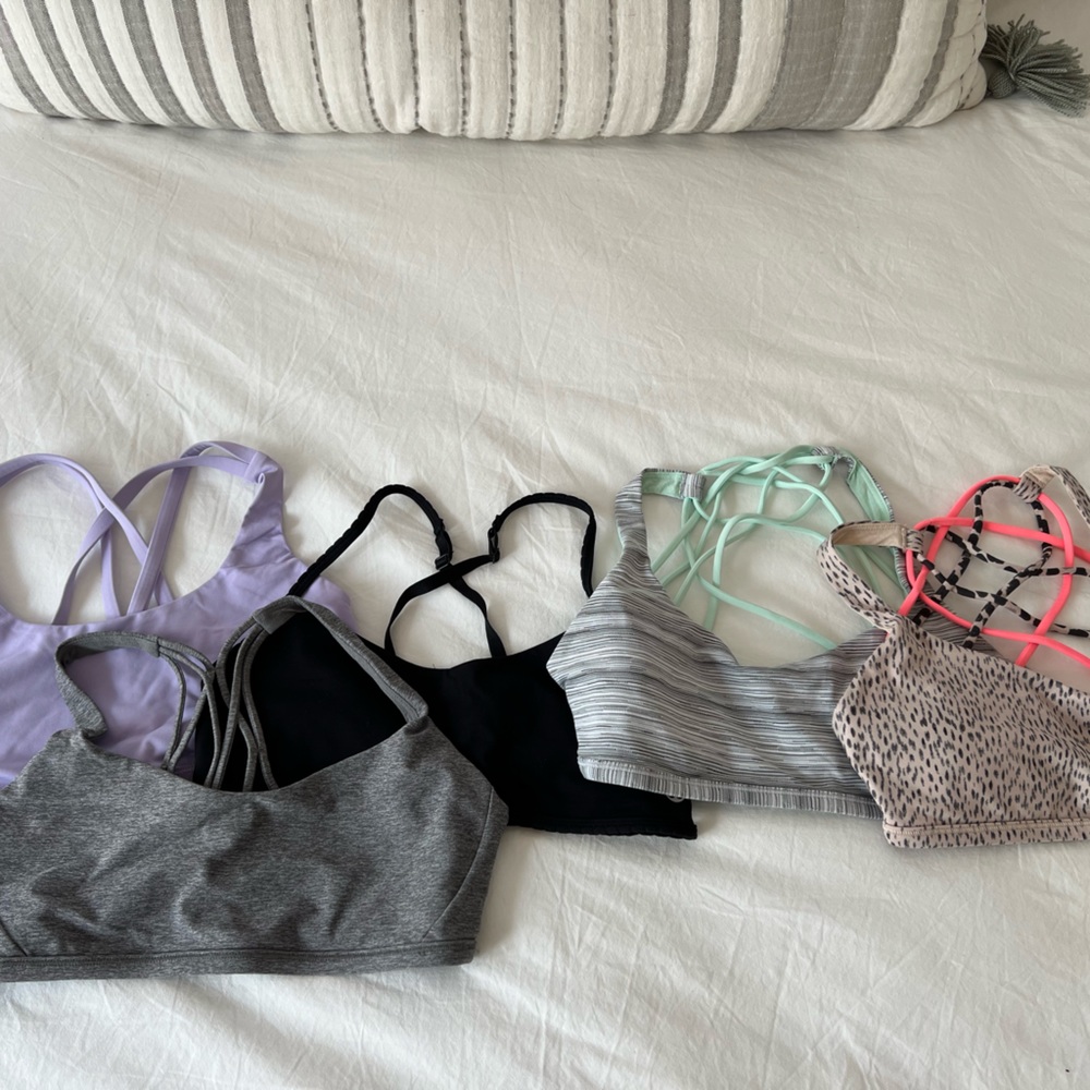 6x lululemon bras